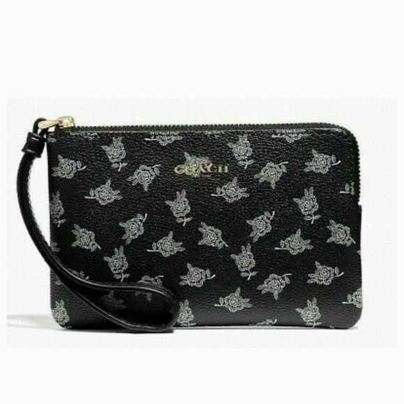 Coach Handbags - Coach Floral Wristlet